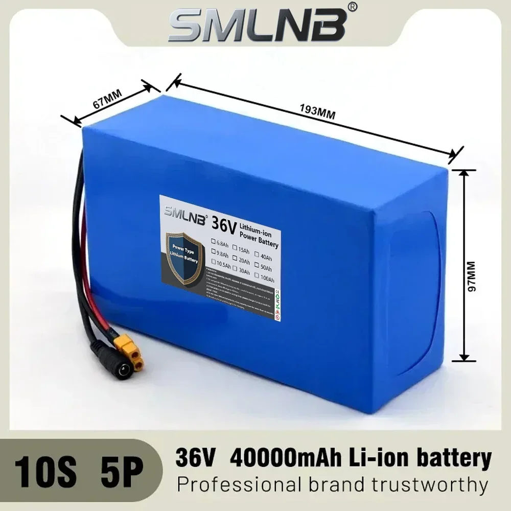 

10S5P 36V 40000mAh Electric Scooter Lithium Battery 18650 battery pack 36V 40Ah Electric Scooter Electric Scooter Battery