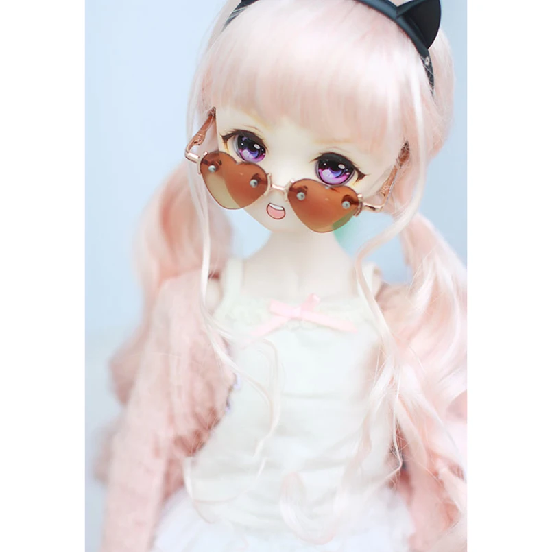 BJDハートサングラスブックマン小道具 1/4 1/3 24インチ 60cm MSD SD SD17 70CM DD DOD DK DZ ボークスドール用 送料無料 HEDUOEP