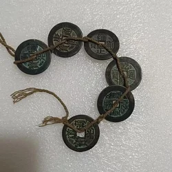 Qing Dynasty Six Emperors Copper Coins Decoration Door Money Kangxi Copper Coins Qing Dynasty Five Emperors' Coins Qian Long Rei