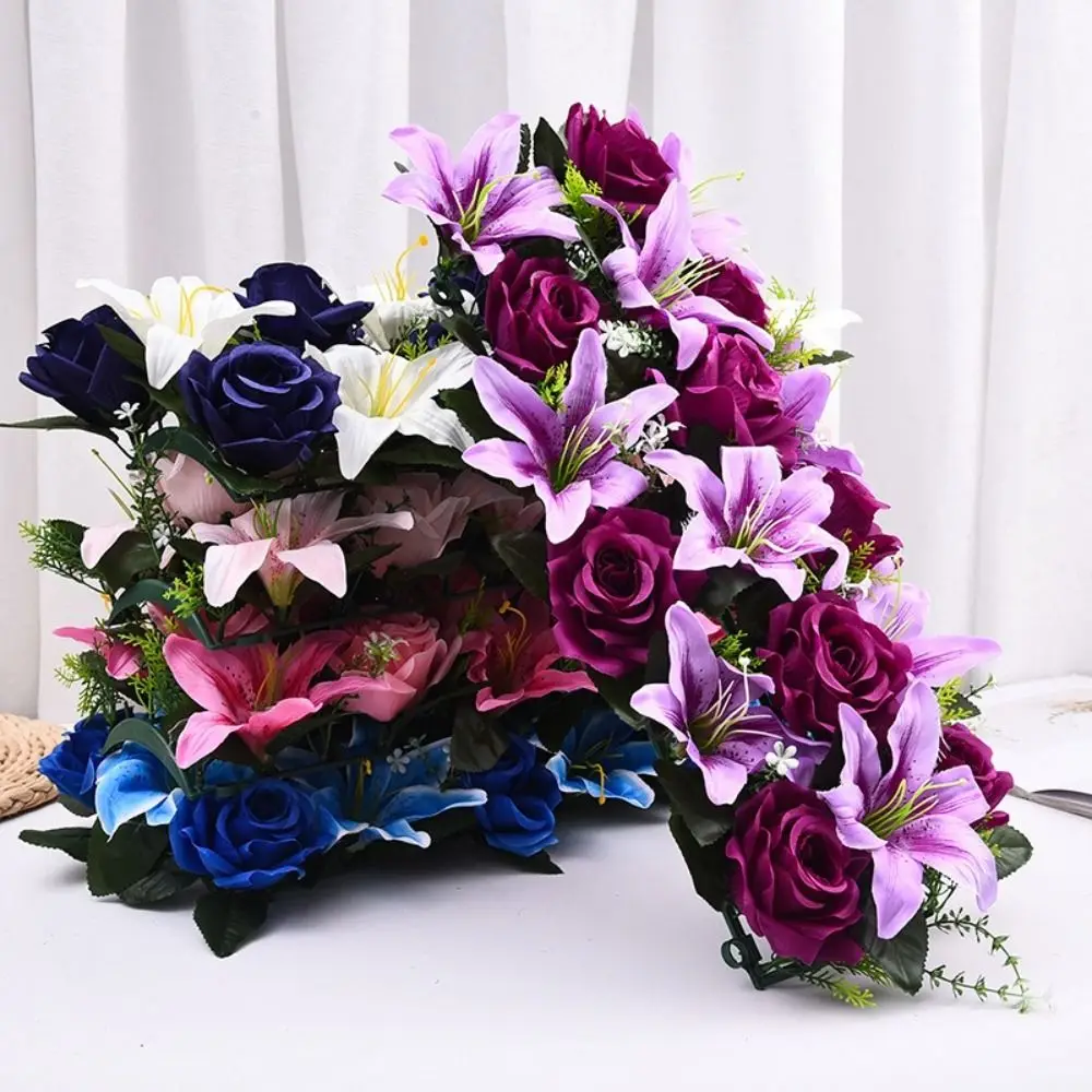 

Artificial Flower Simulated Rose Arch Lifelike Realistic Wedding Flower Wall Luxury Floral Arrangeme Table Centerpiece