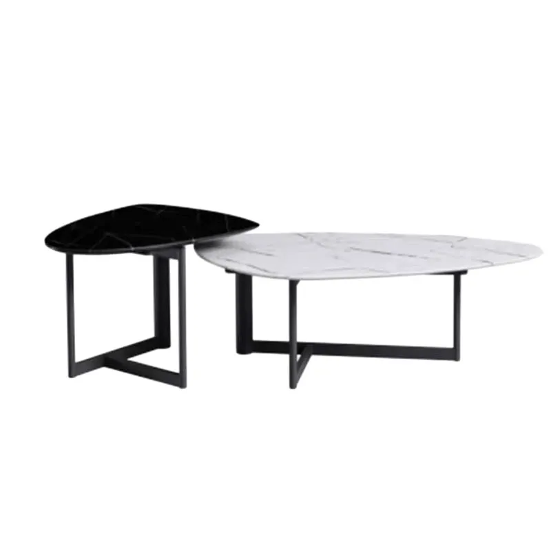 

Marble coffee table living room small apartment household size coffee table combination