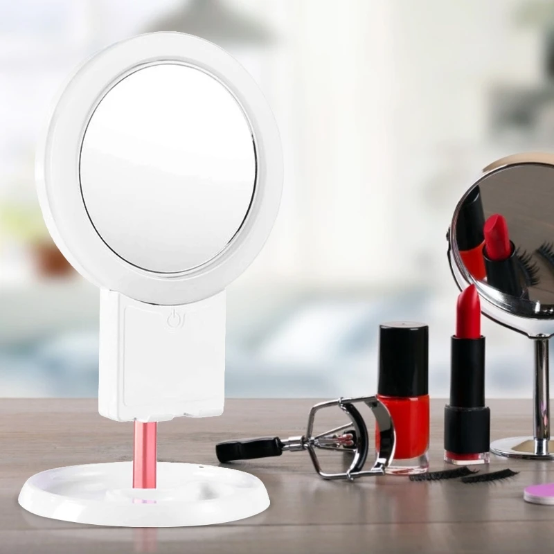 Gương trang điểm có đèn chiếu sáng không dây có thể sạc lại Đèn LED Vanity Mirror có thể tháo rời