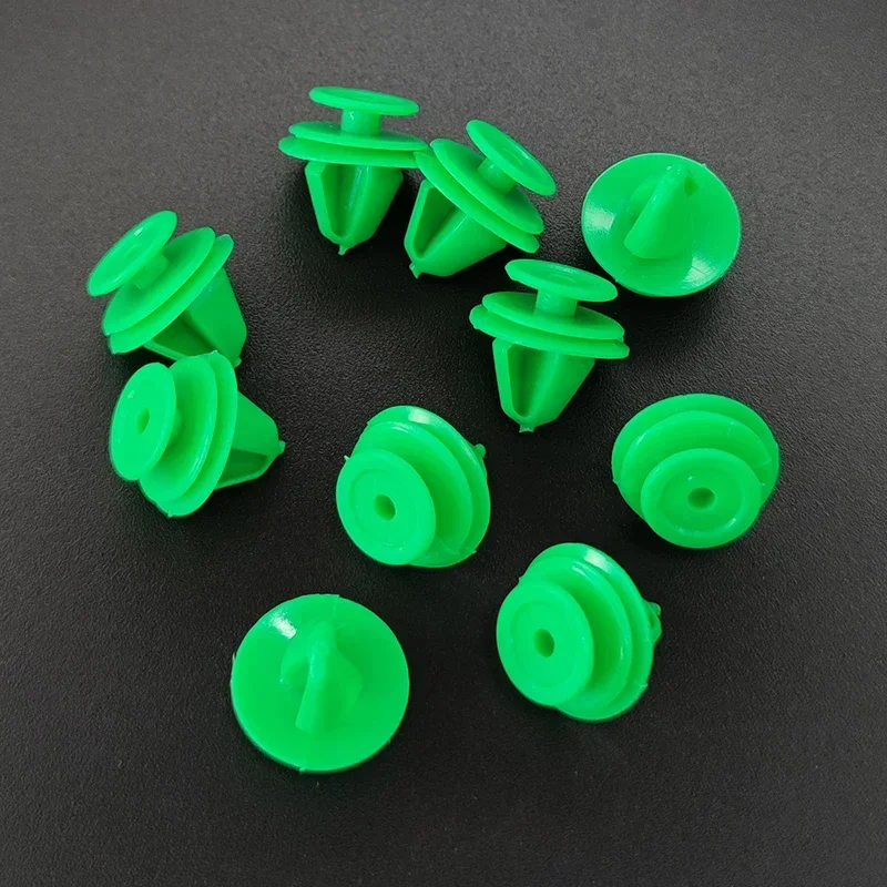 50Pcs Car Door Trim Fixed Fastener Clips For Mercedes Benz Peugeot 207 307 206 Nylon Decorative Clip Green Automobile Interior
