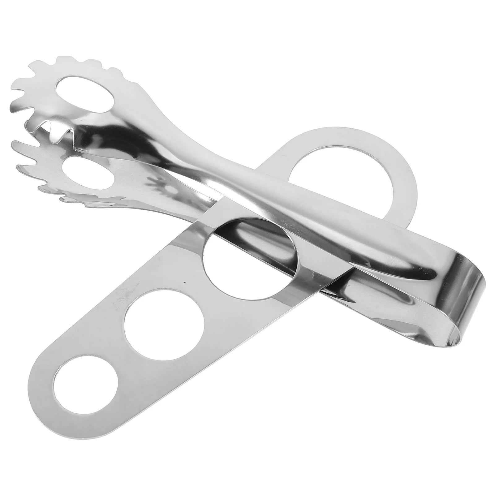 Juego de servicio de espagueti de acero inoxidable, pinzas ergonómicas para Pasta para fácil manipulación de fideos, huevos, herramientas de cocina multifuncionales con