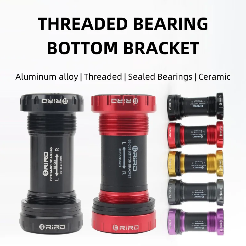 

Велосипедный керамический нижний кронштейн BB68/BB92 68/73 мм с резьбой BB MTB герметичные подшипники шоссейный велосипед 1,37/24 мм вал универсальные детали