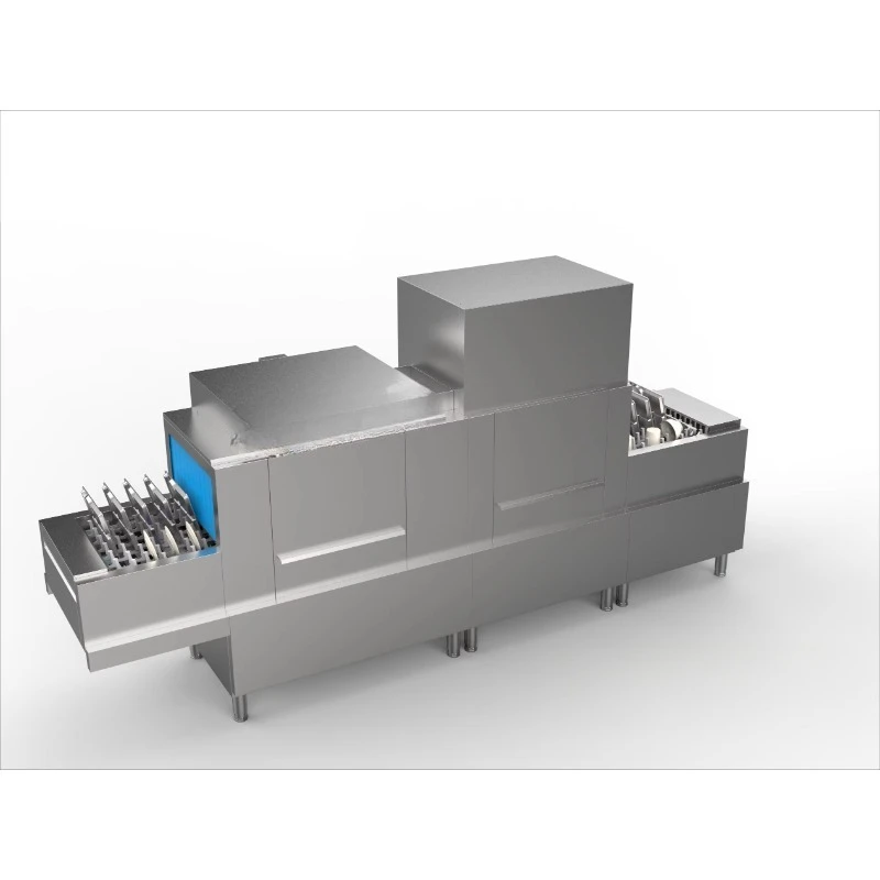Fully Automatic Free Standing Large Flight Type Commercial Kitchen Dishwasher Catering Buffet Mechanical Equipment