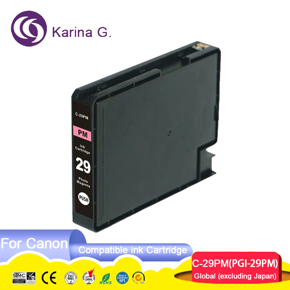 Imagem -05 - Cartucho de Tinta para Impressora Cor Premium Compatível Pgi29 Pgi29 Pgi29 Pixma Pro1 Pgi-29 Cartucho de Tinta