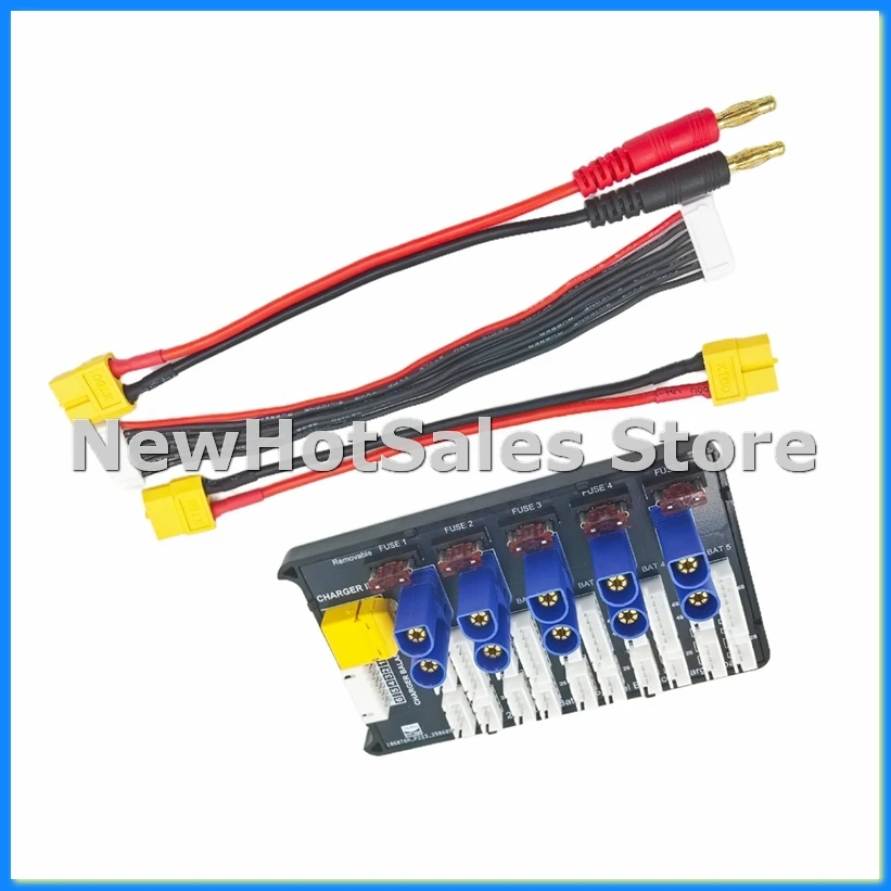 For Model Aircraft 1-6S Lithium Battery Expansion Board and Charging Board,B6 Balance Charging EC5 Charging Board-A57M