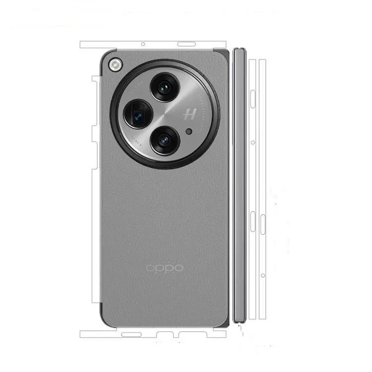 3M kolorowa naklejka na telefon zapobiegająca zarysowaniom dla OPPO Find N3 tylna + folia ochronna na zawiasach do OPPO Find N2 skórka kalkomania