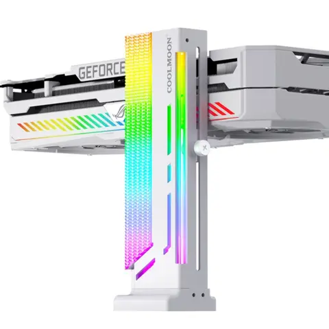 ARGB carte graphique GPU Support 5V 3Pin adressable en aluminium GPU carte vidéo Support d'affaissement réglable vis orthèse PC boîtier accessoire