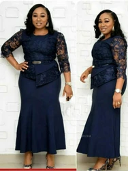 Plus Size Dresses for Women Autumn African Women Short Sleeve Printing Plus Size Long Dress Dashiki African Clothes Women 6XL