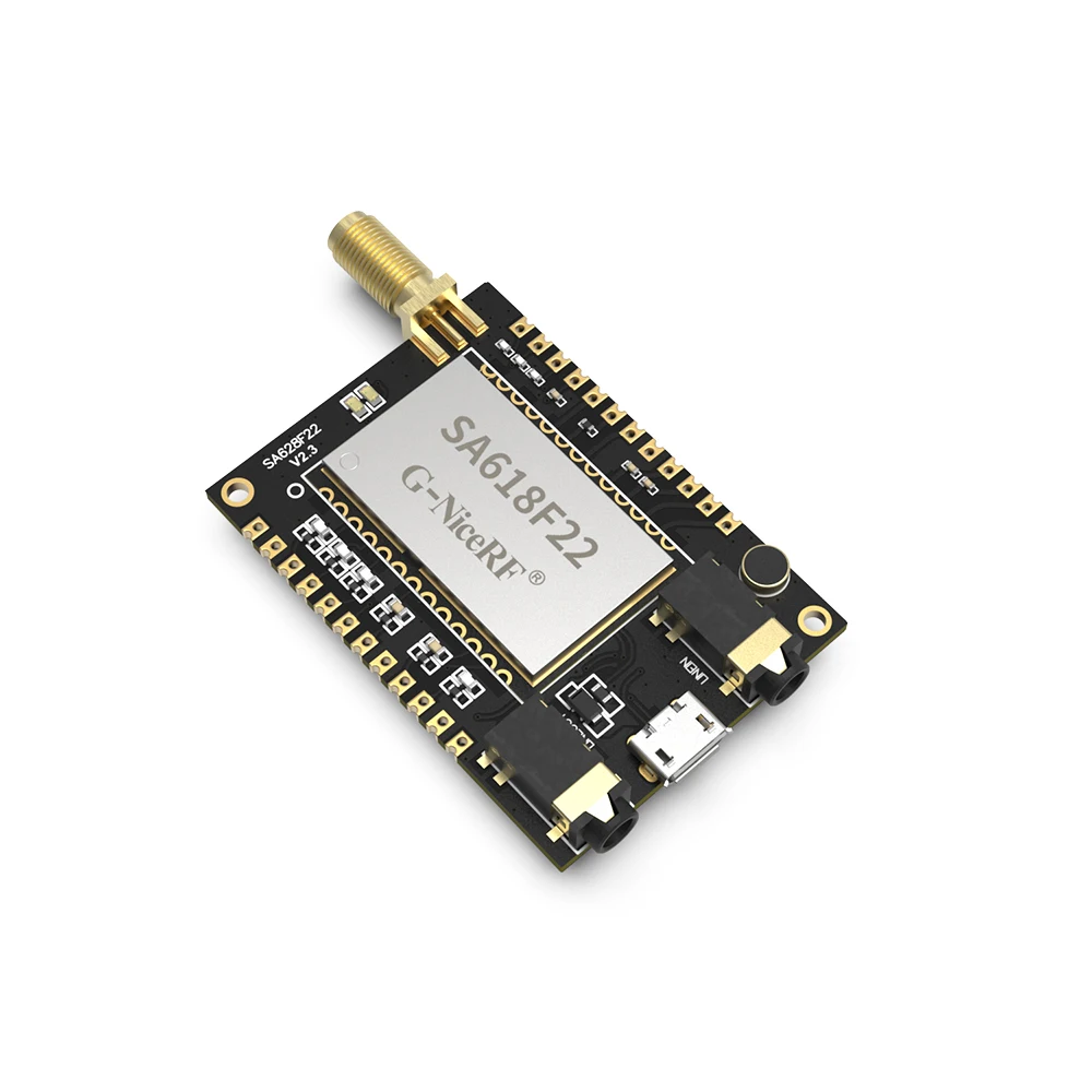 SA628F22 Full Duplex Wireless Audio Voice Transmission Module UHF/VHF Relay Transmission Interphone Module