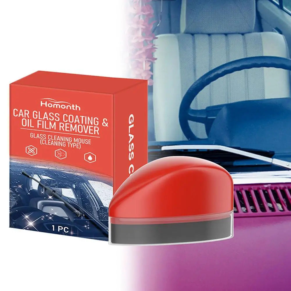 Car Glass Cleaning Mouse Powerful Windshield Cleaner Oil Film Remover Windows Remove Stains Car Cleaning Accessories