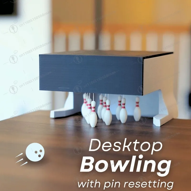 

Desktop Bowling Board Game for Bowling Lovers, Puzzle Toy Ornament Gift for Friends