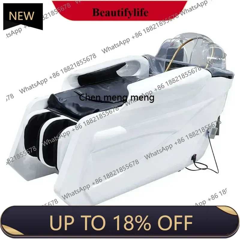 

Y Intelligent full body massage shampoo bed Hair salon Energy saving Electric shampoo bed Fumigation hair treatment Thai sty