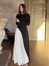 Eid Ramadan donna donna abiti Party Abaya abito lungo pieghettato marocco caftano 2024 abiti Largos Dubai turchia Robe Jalabiya