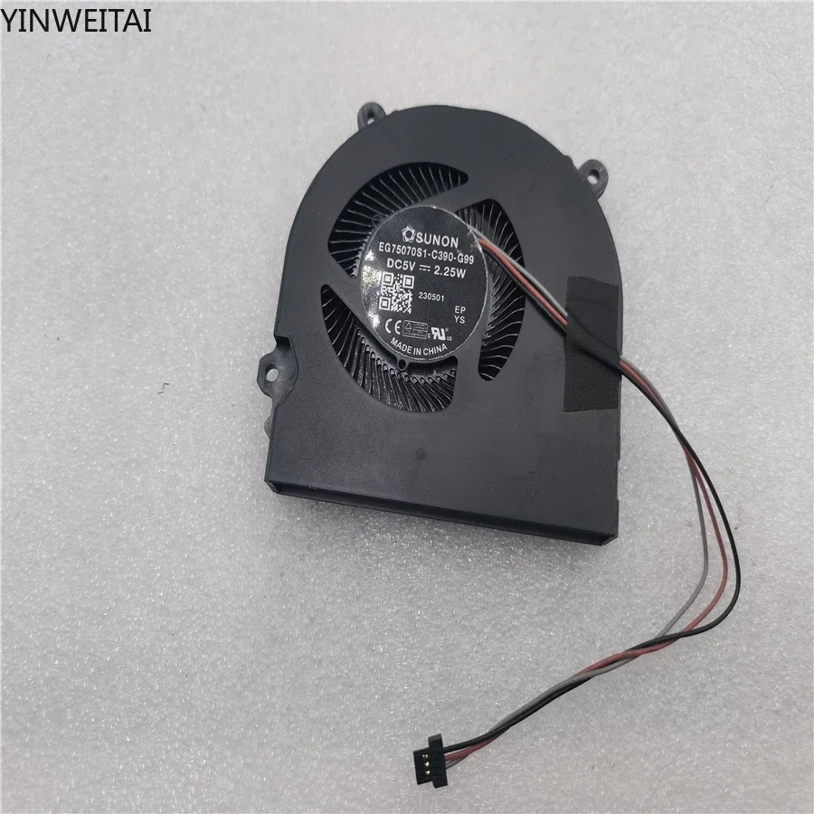 Fan EG75070S1-C390-G99 THER7GE5K6-1411 for Xuanlong T50T1 GE5S01 VULCAN X1 X2 X5 X6 Z1 Mechanical Revolution Z1 Z7kp7GS KP7GT 3