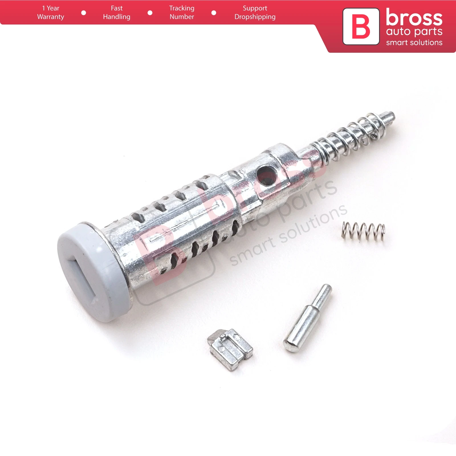 Bross BSP636 Z Profile Type Ignition Type: HU100 Steering Wheel Ignition Tumbler Lock Barrel Cylinder Shaft Rod For Opel Corsa