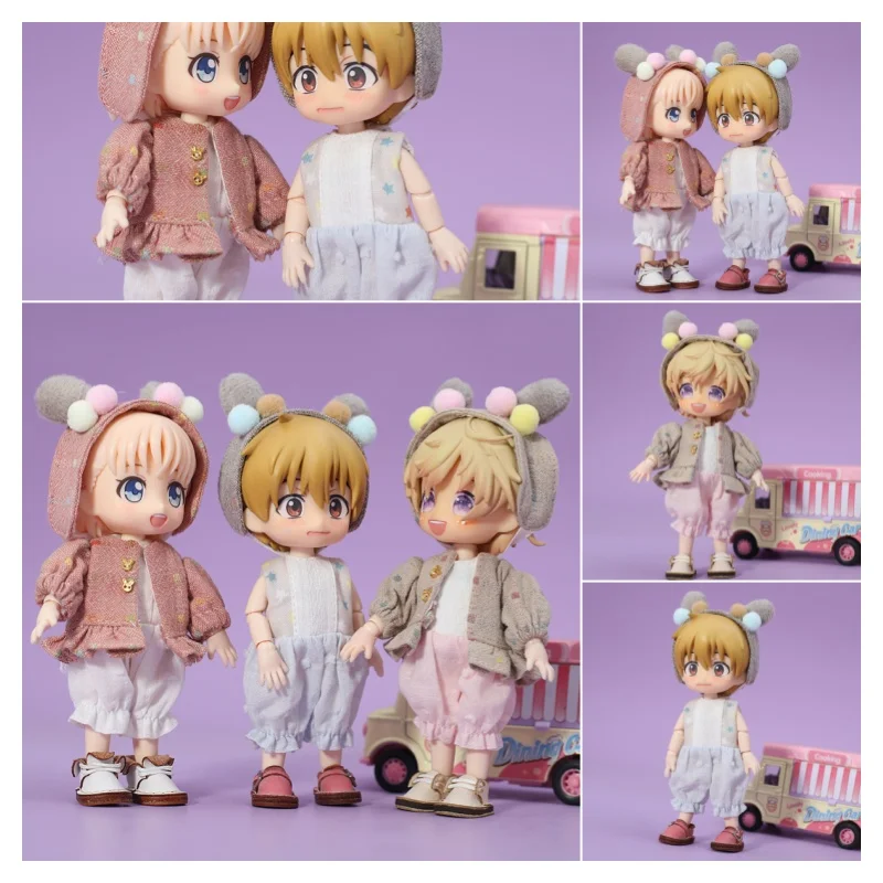 

OB11 Doll Clothing Accessories Bear Party Set 1/12 Point BJD Doll Clothing GSC Molly P9 UFdoll Can Wear 15cm Doll Clothing Acces