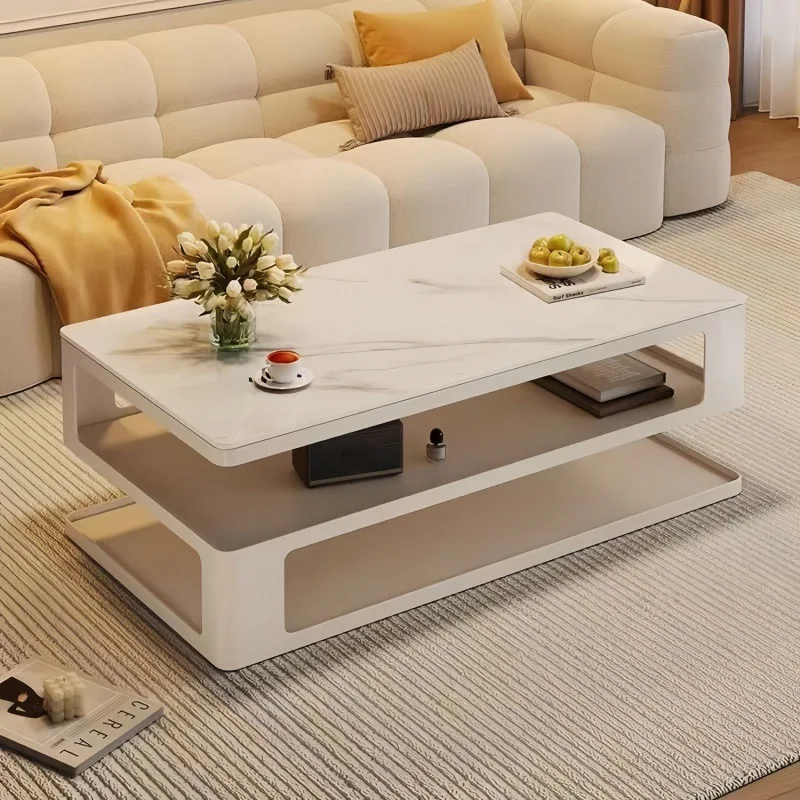 Rock slab coffee table living room coffee table rectangular rock slab tea table