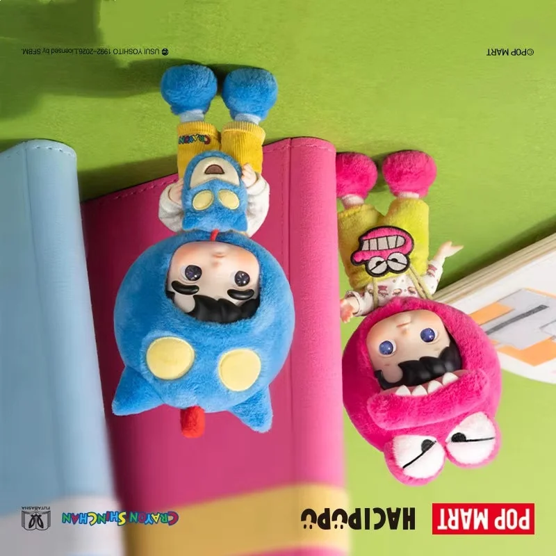 POPMART HACIPUPU CRAYON SHINCHAN Series 1/8 Action Figure Blind Box Original Toys Guess Bag Mystery Box Doll Anime Figure