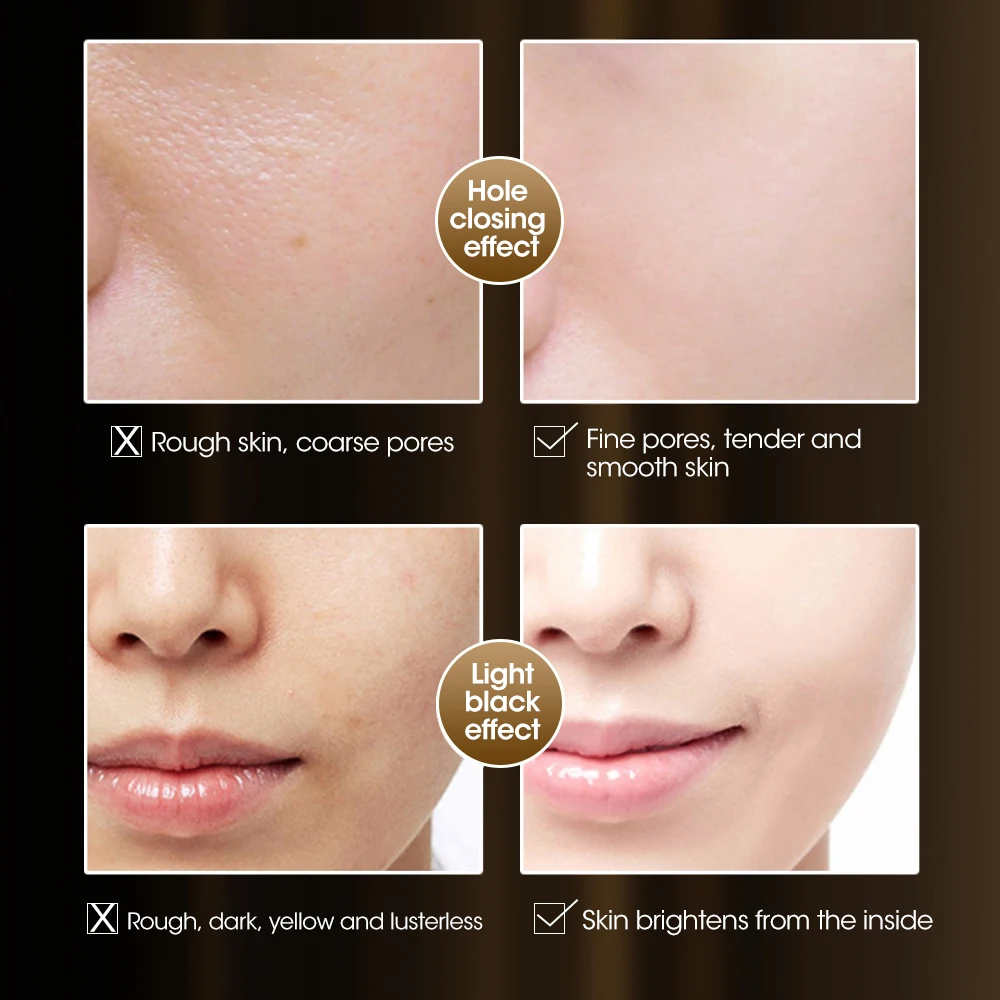 30/60PCS Fullerene Placenta Capsule Essence Moisturizing Brightening Firming Skin Repair Essence Hyaluronic Acid Facial Serum