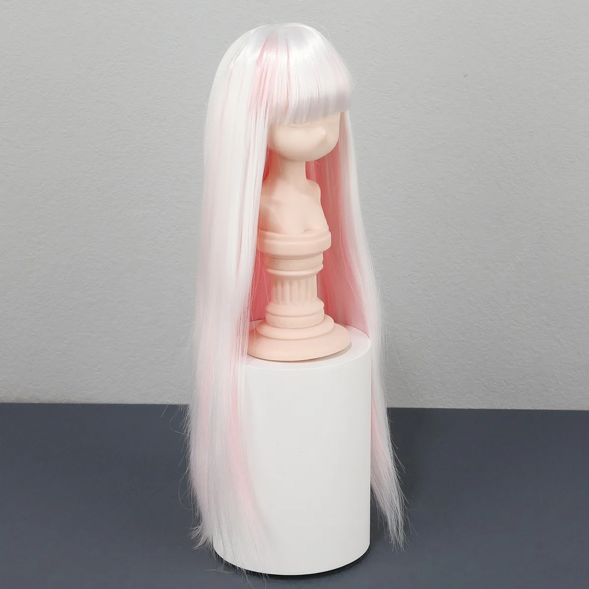 Peruca bjd, cabelo liso, boneca, cabelo 1/3 1/4 1/6, peruca bjd adequada para yosd/msd/minifee/sd/dd/smart, peruca sintética