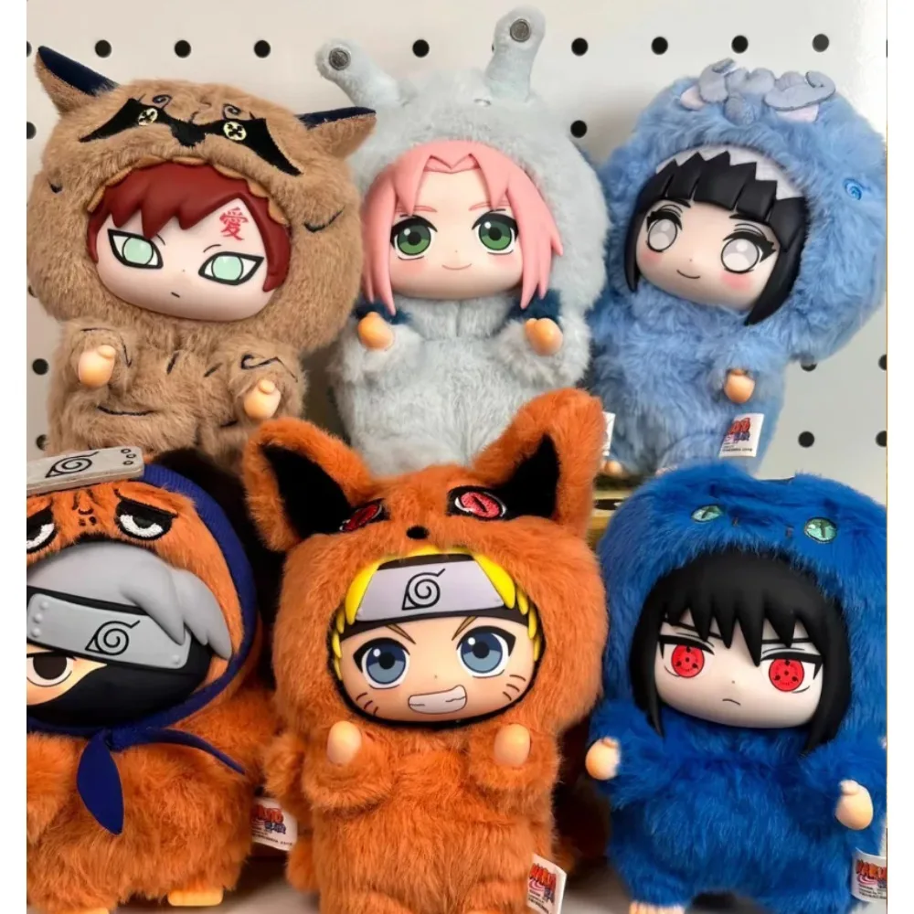 

Оригинальная слепая коробка MINISO Eaki Uzumaki Ninja Shippuden Beast Party Series, плюшевая кукла, персонажи аниме, милые игрушки, подарок