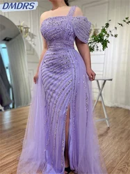 Charming Beaded Evening Gown 2024 Elegant Red Carpet Party Dress Romantic Floor Length Gowns for Wedding Guests Vestidos De Novi