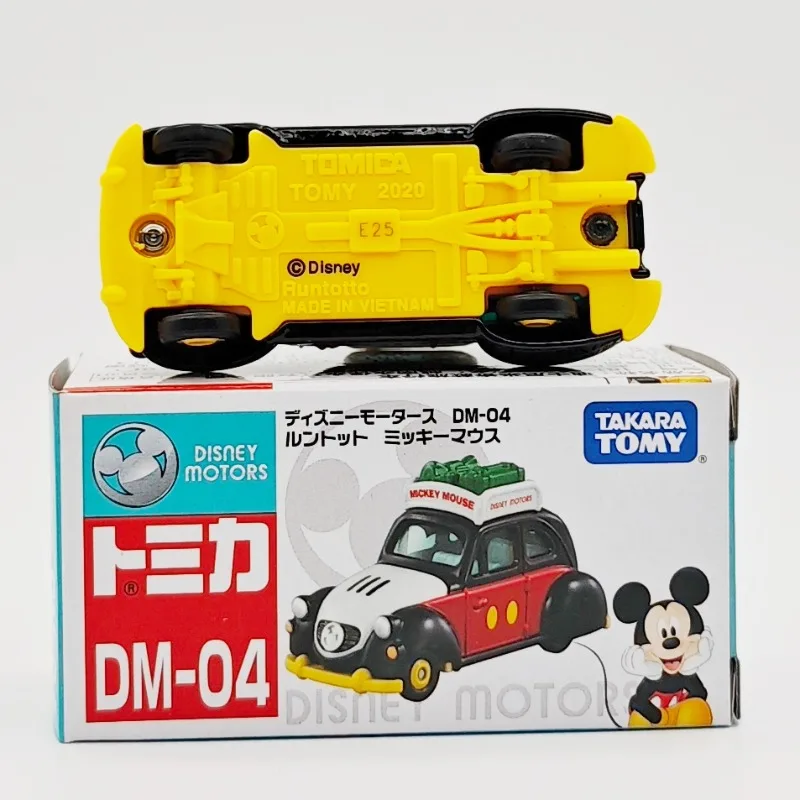 TAKARA TOMY Tomica DISNEY MOTORS DM-04 Mickey Station Wagon Legering Speelgoed Motorvoertuig Diecast Metaal Model Geschenken