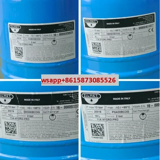 خزان توسيع ZILMET، مضخة مياه للتدفئة الأرضية، خزان تثبيت الضغط، خزان مياه المكياج 2L 5L 8L 12L 18L 24L #5