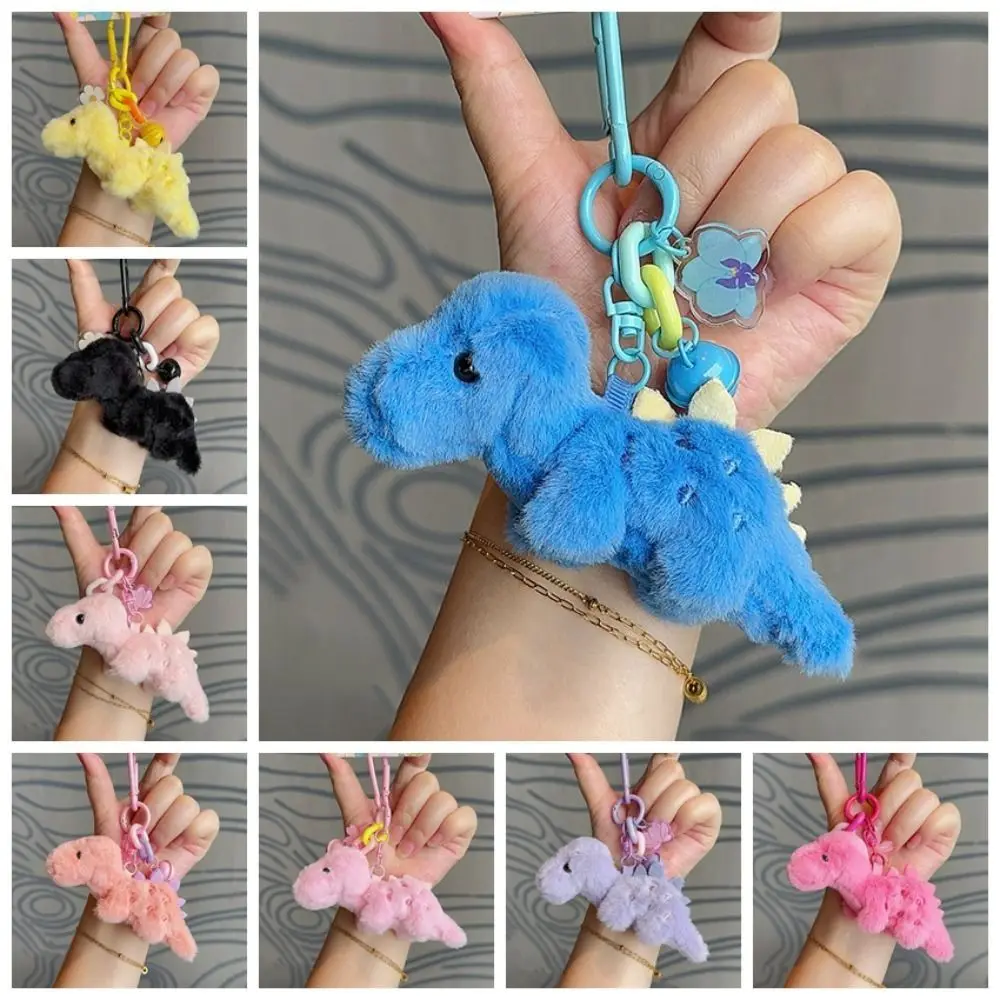 

Simple Design Dopamine Dinosaur Pendant Fashionable Niche Dinosaur Keychain Trendy Material Dinosaur Keyring Keychain Decor