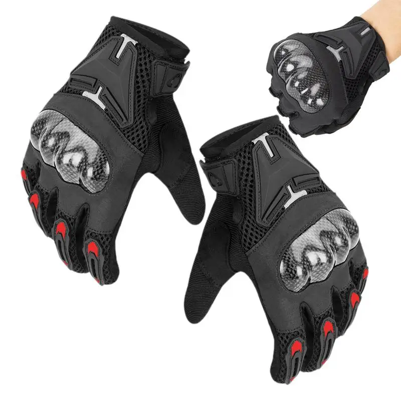 

Motorcycle Riding Gloves Men Winter Touch Screen Snowmobile Gloves Men 1 Pair Breathable Wear-Resistant Cold Weather Motorcycle