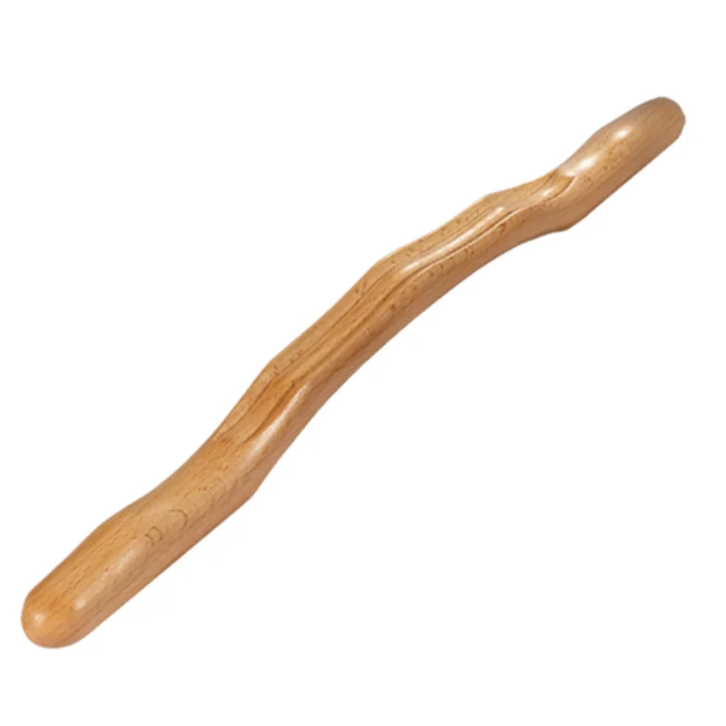 8/20 Beads Rolling Pin Universal Back Needle Massage Tendons Beech Wood Scraping Stick Point Treatment Guasha Relax Therapy Tool