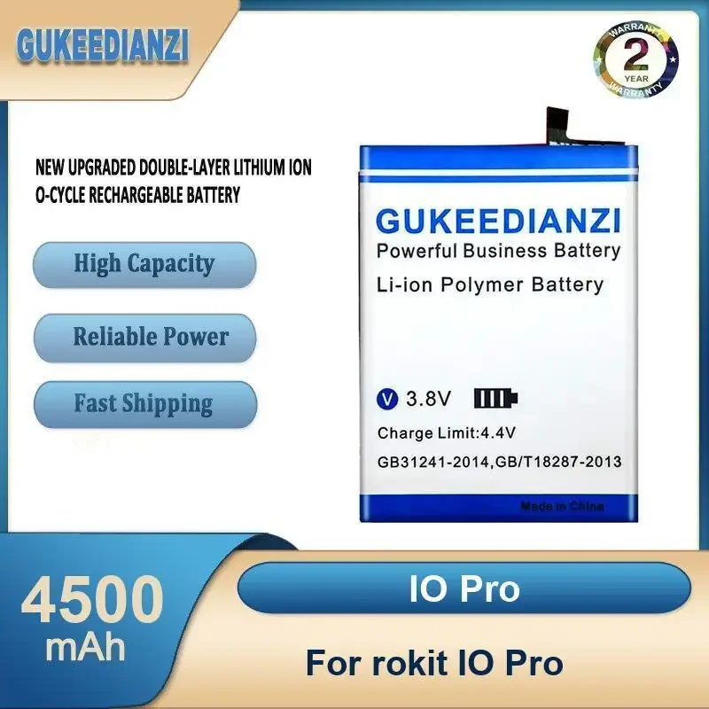 

IO Pro 4500mAh High Capacity Mobile Phone Battery For rokit IO Pro