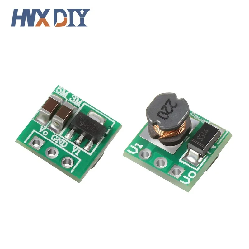 5/10pcs 0.9-5V To 5V DC-DC Step-Up Power Module Voltage Boost Converter Board 1.5V 1.8V 2.5V 3V 3.3V 3.7V 4.2V To 5V