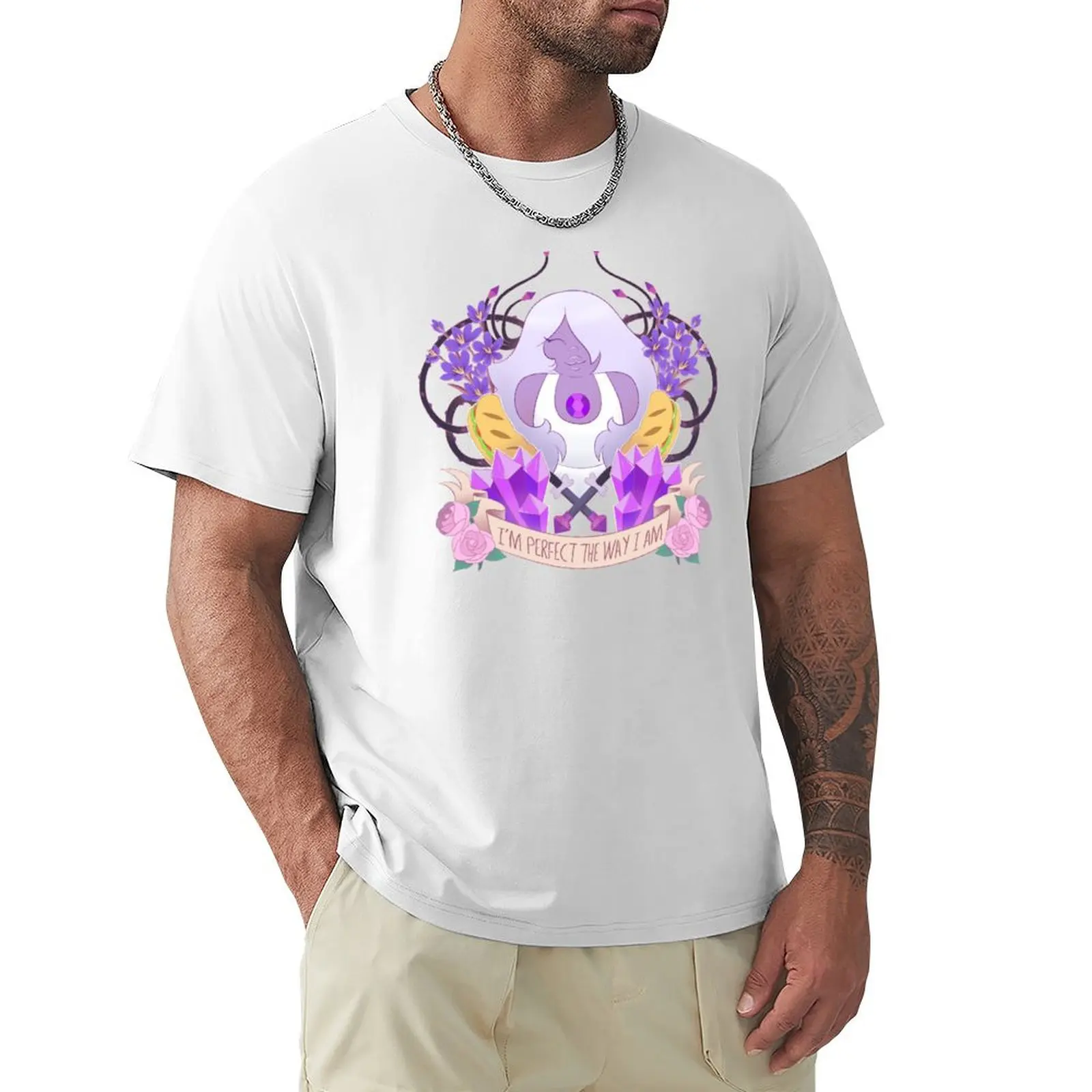 Amethyst Crest T-Shirt boys animal print for a boy mens t shirts casual stylish