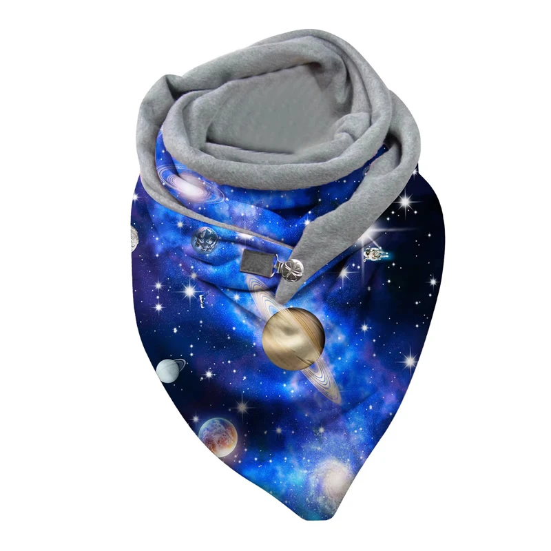 

Galaxy pattern 3D Printed Scarf and Shawl Warm for Women and Men