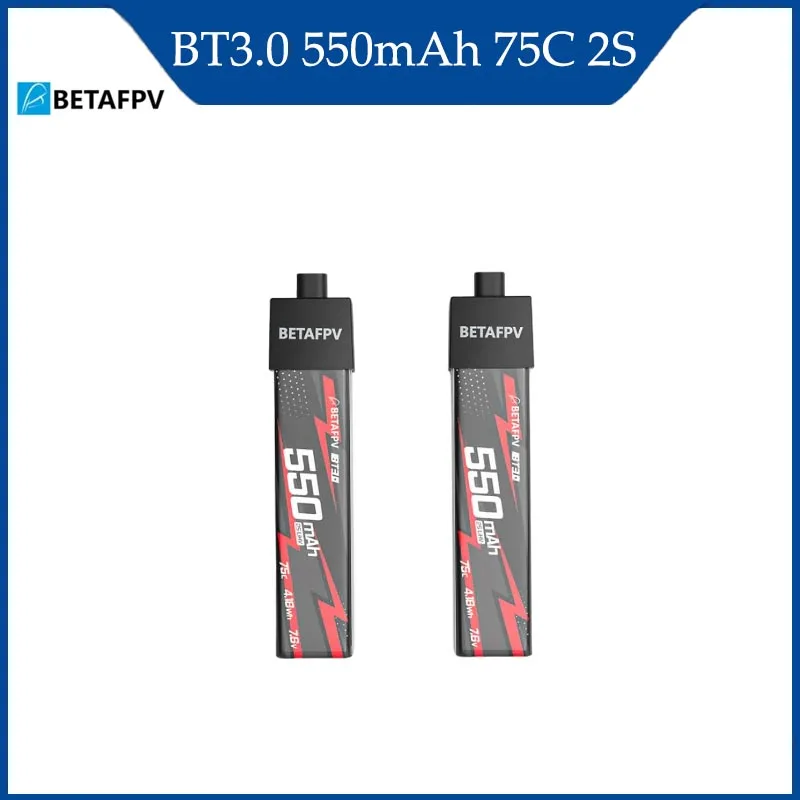 

BETAFPV BT3.0 550mAh 75C 2S FPV Drone Lithium Battery for Pavo20 Pocket RC Accessories