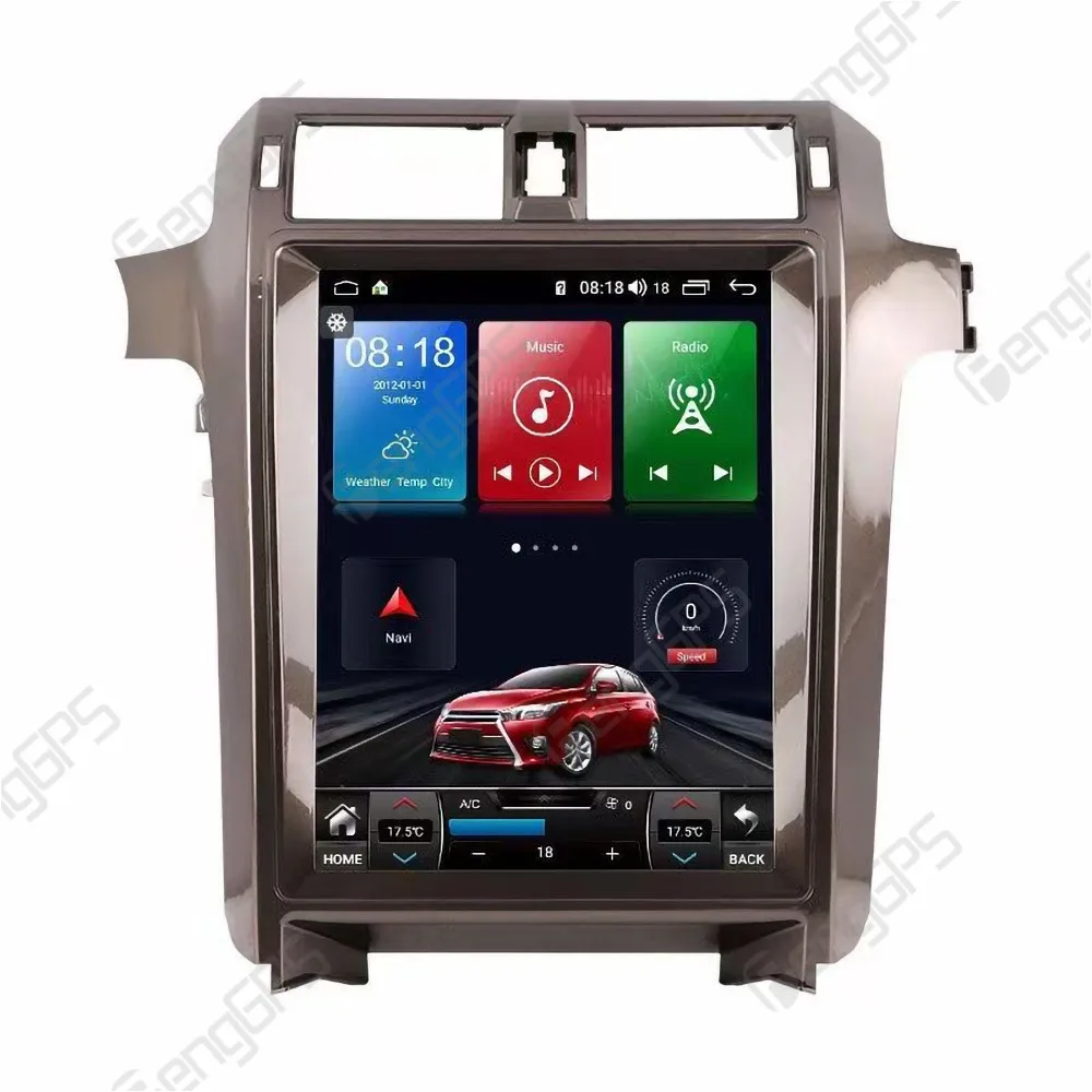 15.6 inch Car GPS Navigation for Lexus GX 460 2010-2019 Multimedia Player Stereo Radio Android CarPlay DSP BT Headunit HD Screen