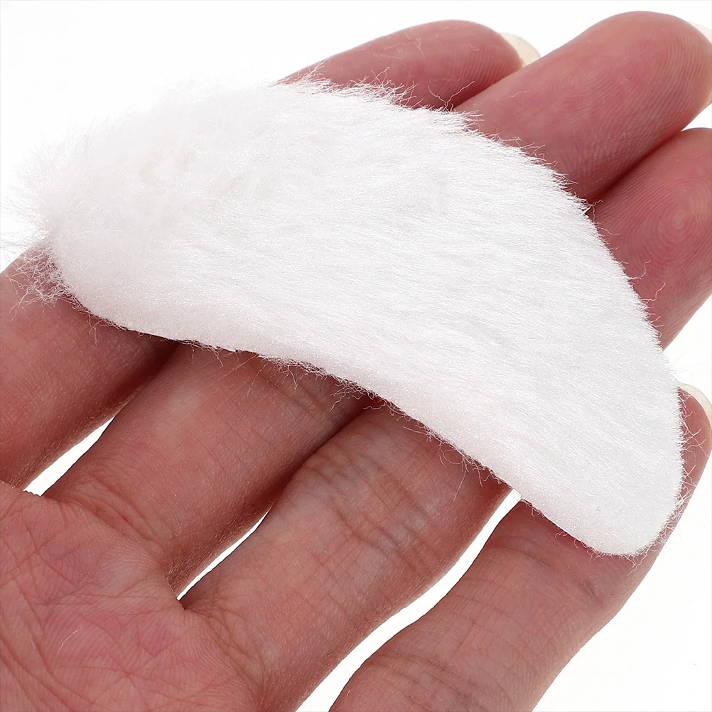 5 pares de cejas de Papá Noel, cejas postizas blancas, disfraz autoadhesivo, pelo Facial, fiesta de Navidad, barba, ceja, accesorios de Cosplay