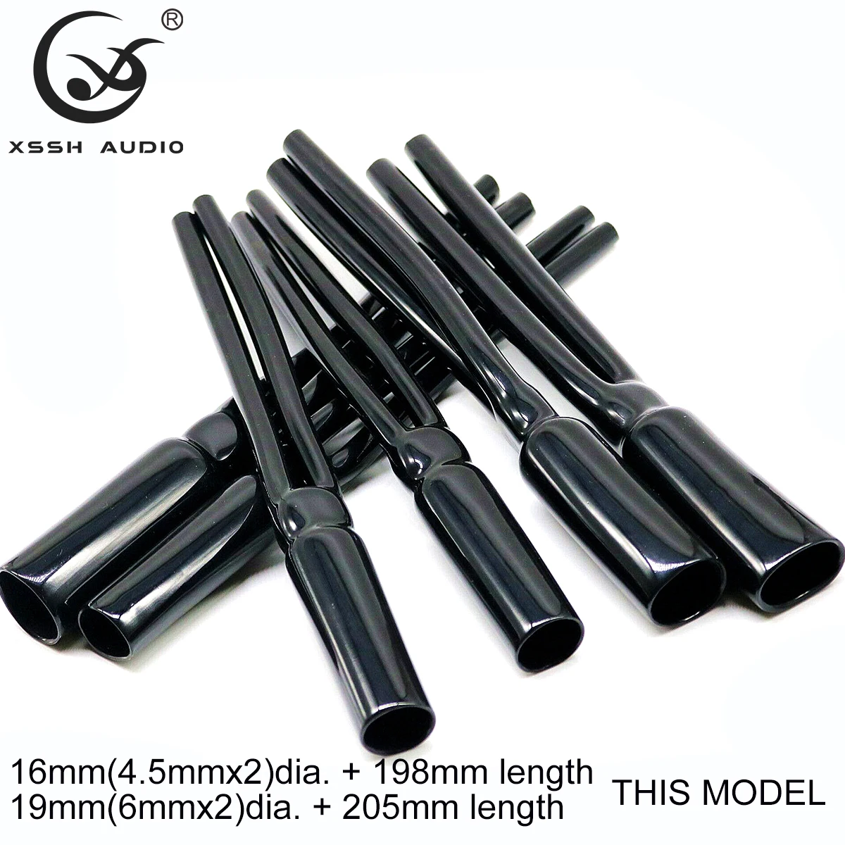 20pcs 5mm 6mm 7mm 9mm 13mm 16mm 18mm 19mm YIVO XSSH AUDIO DIY HiFi Cable Accessory No Shrinkable PVC Y Boot Spliter Tube Tubing