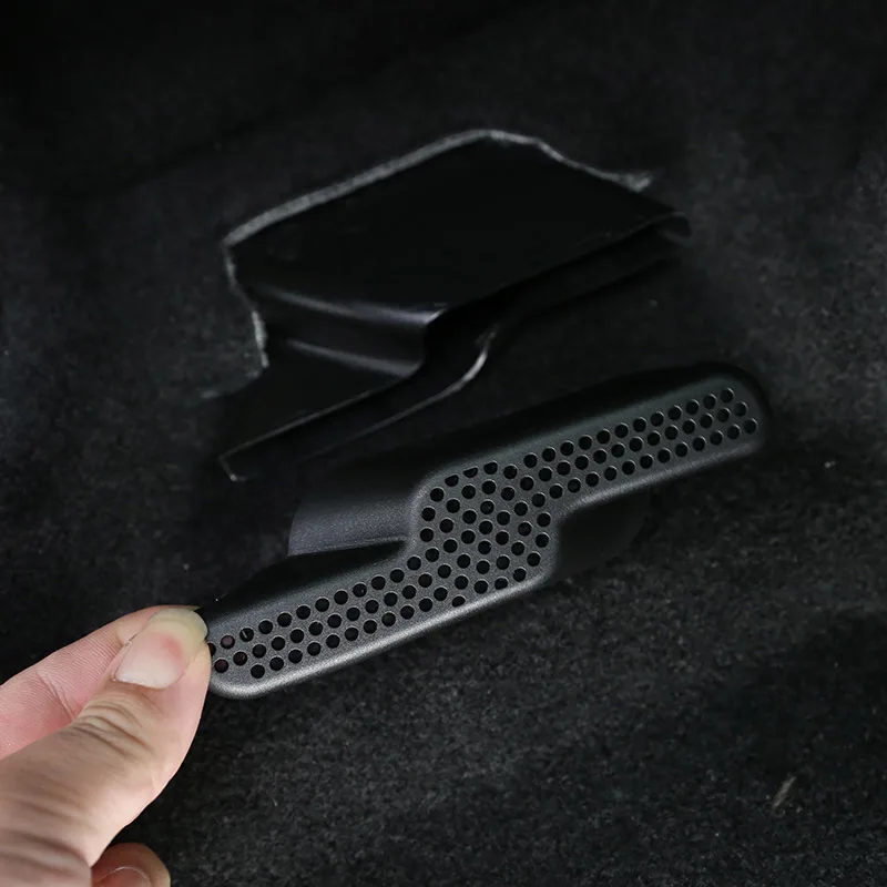 

For BMW X1 U11 2023 ABS Black Car Seat Outlet Air Outlet Vent Protect Cover Trim Sticker Car Accessories