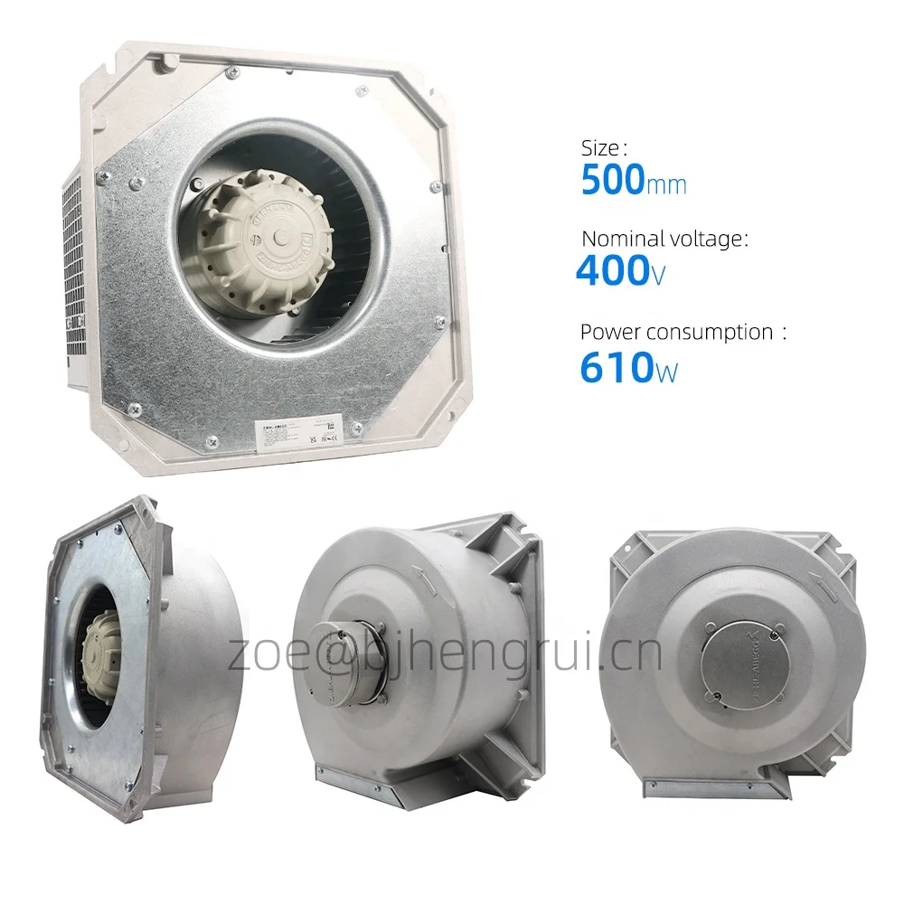 RH50M-6DK.4I.1R 230V AC 400V AC 450W 500mm Ball Bearing High Voltage Siemens Inverter Cabinet Cooling Fan