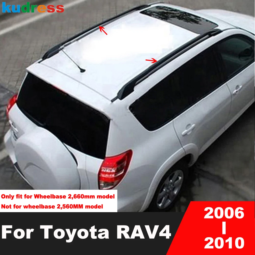 For Toyota RAV4 RAV 4 2006 2007 2008 2009 2010 Aluminum Car Roof Rack Basket Top Rail Cross Bar Luggage Carrier Accessories