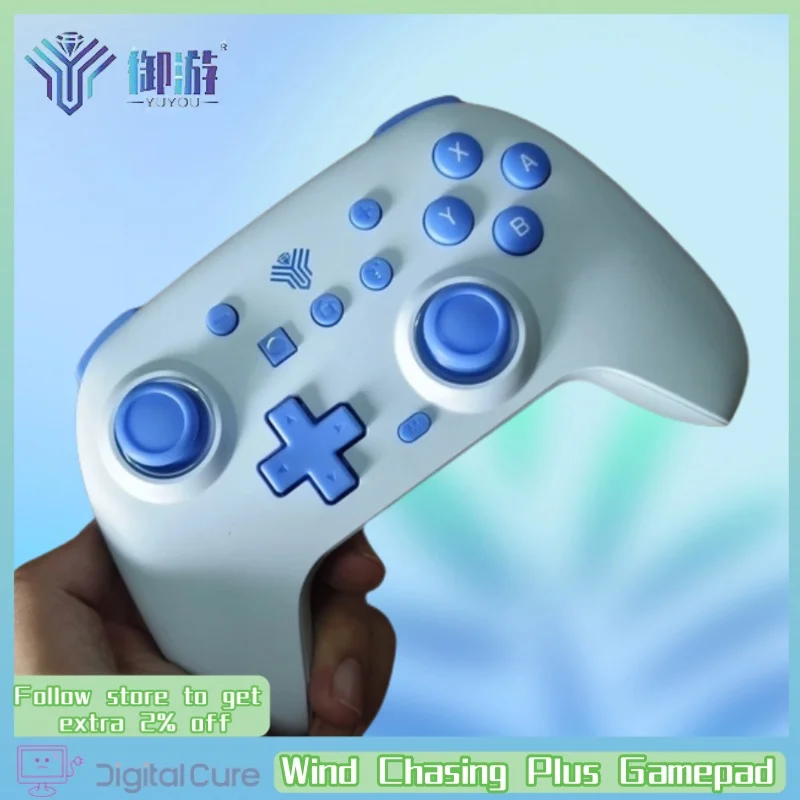 

YUYOU Wind Chasing Plus Gamepad Gaming Wireless Controller Hall Joystick Rgb Light Supports Bluetooth Pc Nintendo Switch