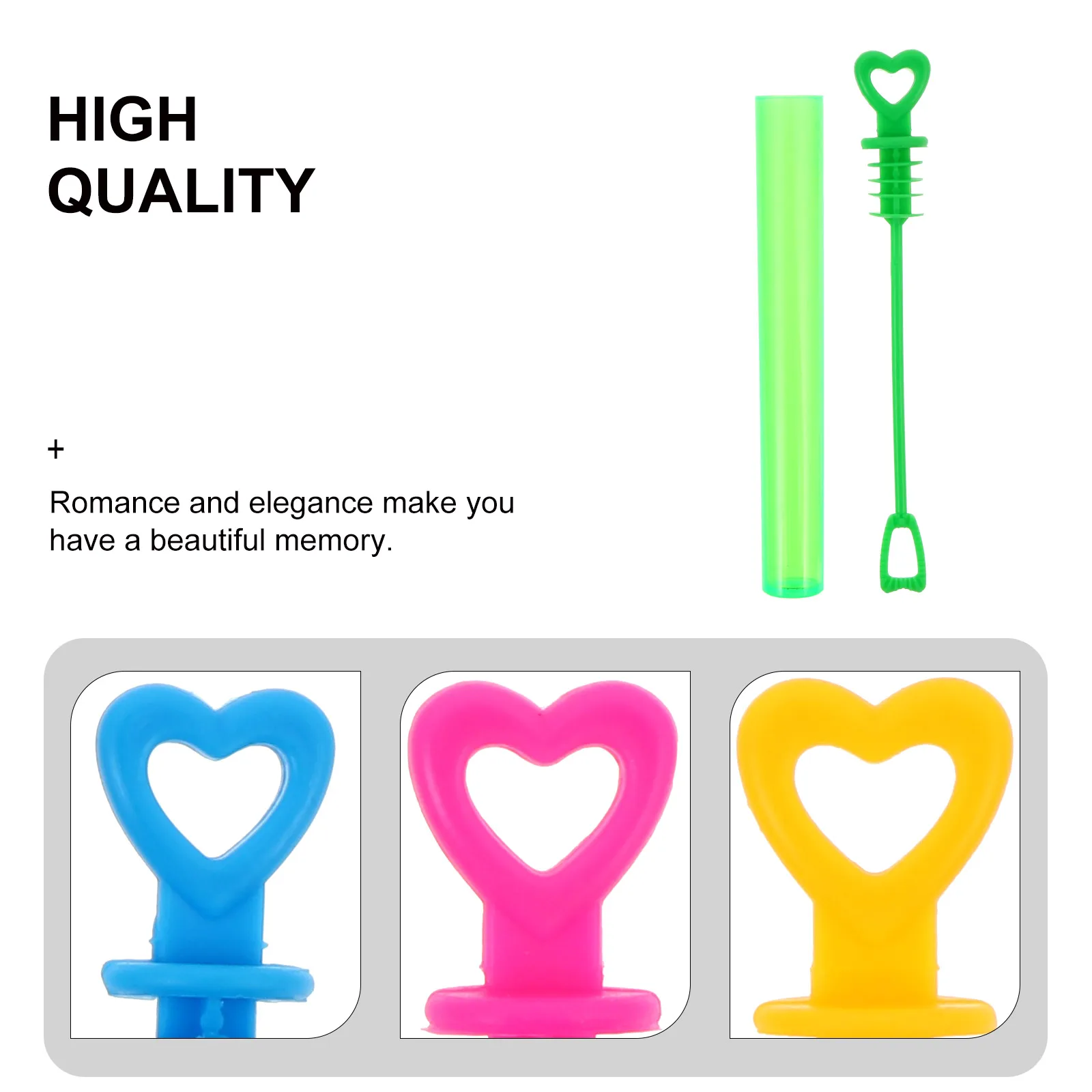 20 stücke Liebe Blase Rohr Zauberstäbe Party Gefälligkeiten Hochzeit Riesen Maker Outdoor Spaß Gebläse Set Sichere Materialien Kinder Schlag Blasen