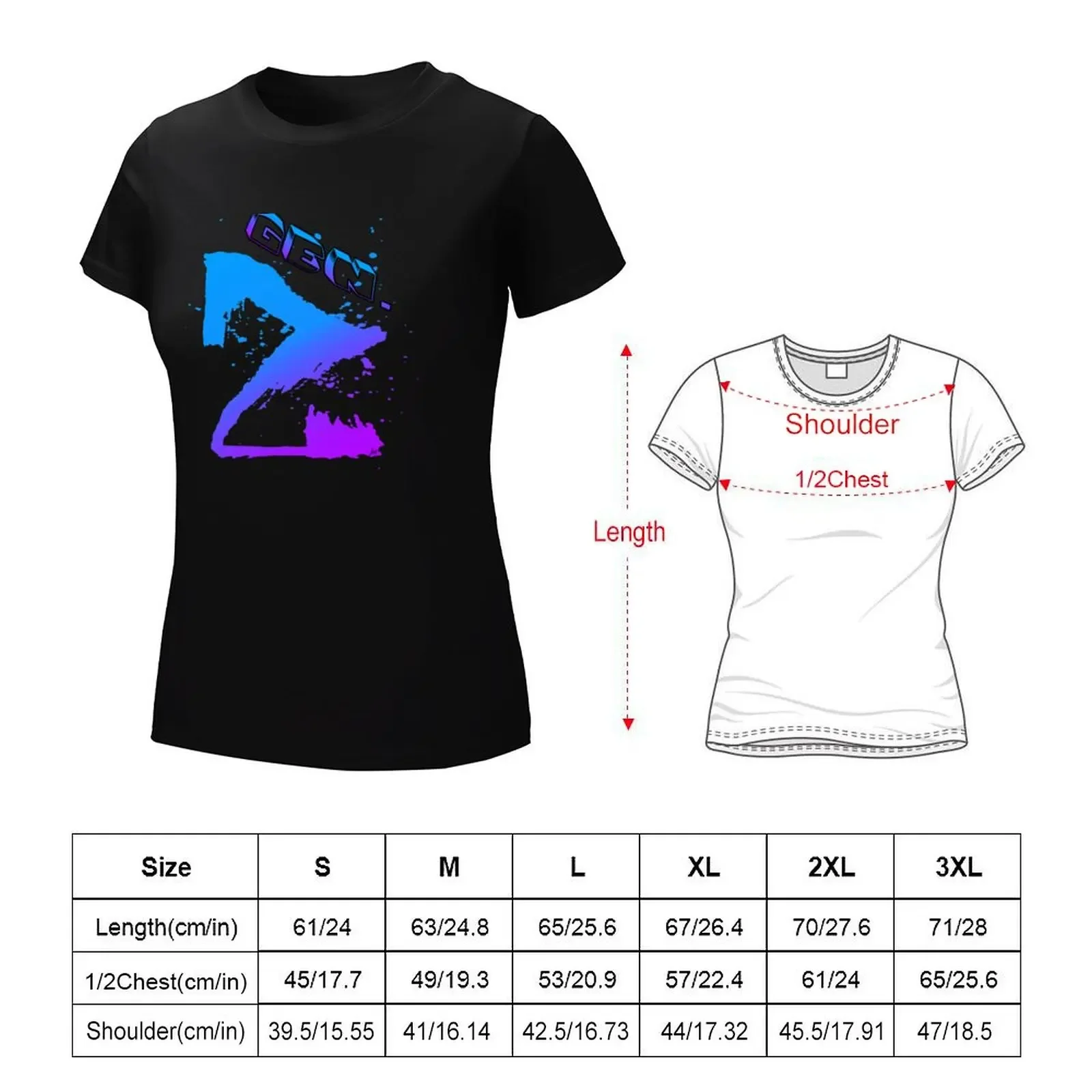 gen z T-Shirt kawaii clothes Short sleeve tee summer top Blouse Women tops