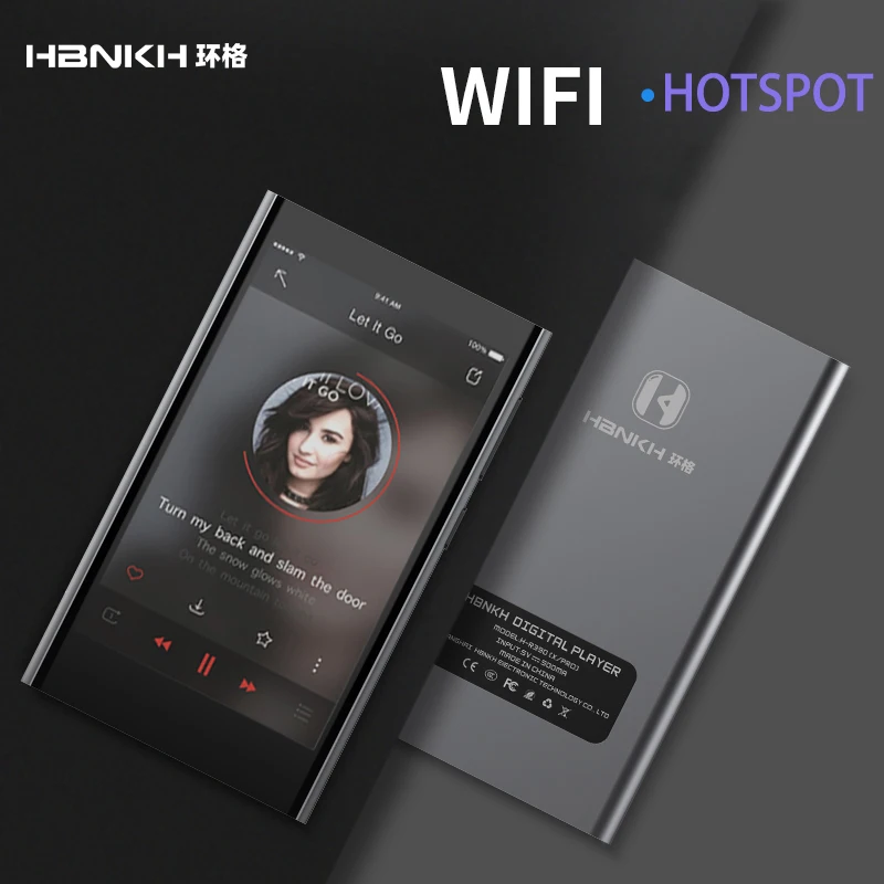 حار بيع البسيطة Hifi أندرويد مشغل Mp3 المحمولة الملونة ديسكو الموسيقى وكمان المتكلم الموسيقى Mp4 Mp5 لاعب