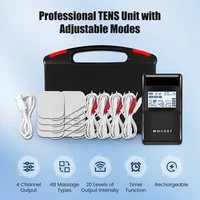 Máquina de unidad EMS TENS, Estimulador eléctrico de terapia muscular EMS, dispositivo de masaje eléctrico de pulso para fisioterapia, masajeador de cuello y cuerpo trasero